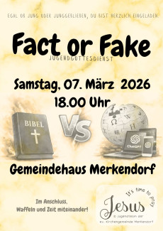 Flyer Jugendgottesdienst