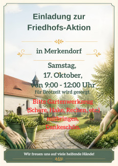 Flyer Friedhofsaktion