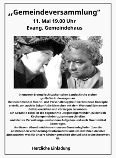 Einladung Gemeindeabend